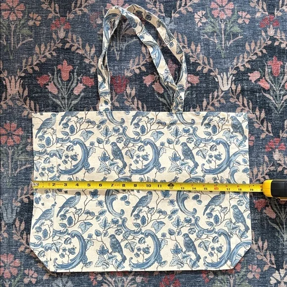 Sezane Canvas Toile Tote Bag - Picture 3 of 4